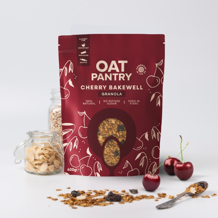 Oat Pantry - Granola - Cherry Bakewell - 6x400g