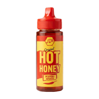 JD's Hot Honey -  Red Jalapeño Infused Hot Honey Sauce - 6x260g