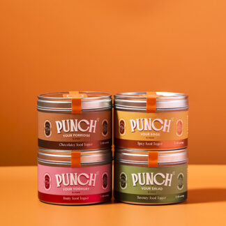 PUNCH - Mixed Case - PUNCH Your Salad / Your Eggs / Your Porridge / Your Yoghurt - 4x(3x125g)