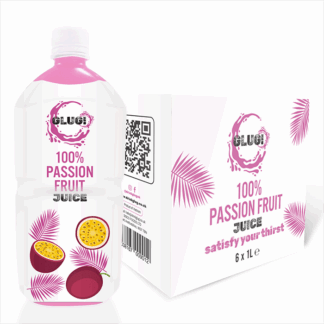 Glug! - 100% Passion Fruit Juice - 6x1L