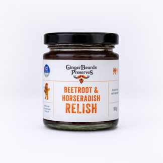 GingerBeard's Preserves - Beetroot & Horseradish Relish - 12x190g
