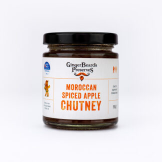 GingerBeard's Preserves - Moroccan Spiced Apple Chutney - 12x190g