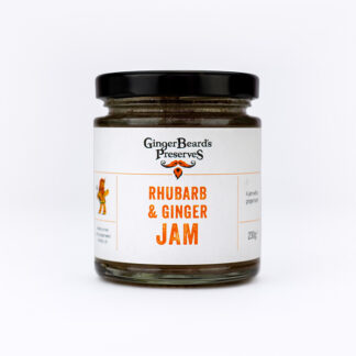 GingerBeard's Preserves -    Rhubarb & Ginger Jam - 12x230g