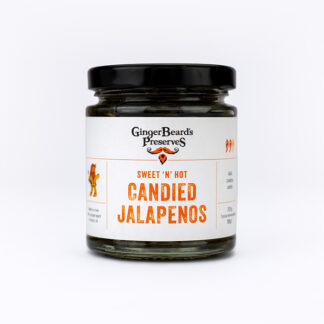 GingerBeard's Preserves - Candied Jalapeños - 12x190g