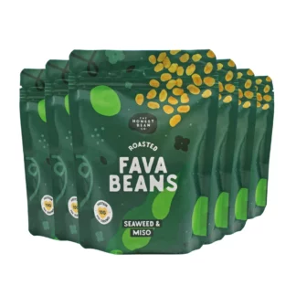 The Honest Bean Co - Fava Beans - Seaweed & Miso - 6x120g