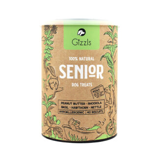Gizzls – Botanicals Senior Dog Biscuits – 2x120g