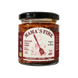 Mama's Fire - Sichuan Chilli Crisp XTRA PEANUT - 6x160g