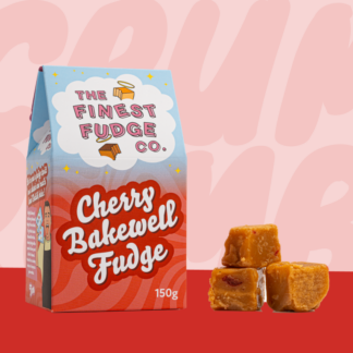 The Finest Fudge Co. - Cherry Bakewell Fudge - 6x150g