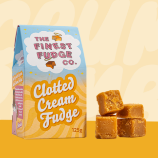 The Finest Fudge Co. - Clotted Cream Fudge - 6x125g