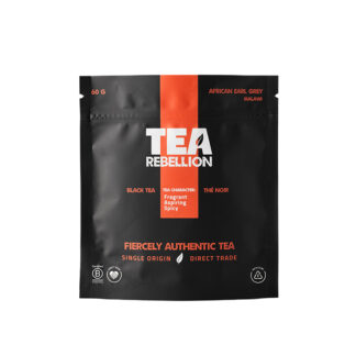 Tea Rebellion - Loose Leaf - African Earl Grey - Crafted in Malawi - 6x40g - Resealable & Recyclable