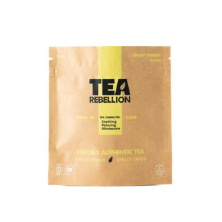 Tea Rebellion - Loose Leaf - Lemon Verbena - Herbal Caffeine Free from Malawi - 6x20g - Resealable & Recyclable