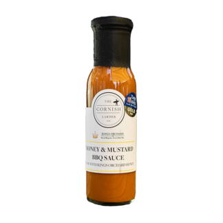 The Cornish Larder - BBQ Sauce - Kings Orchard Honey & Mustard - 6x250ml