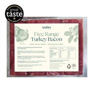 Ambry - Free Range Turkey Bacon - 1x1kg