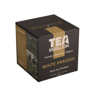 Tea Rebellion -  White Prakash - White from Nepal - 4x8 Compostable Pyramid Bags
