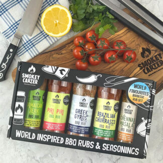 The Smokey Carter -      World Favourites BBQ Rub Gift Set - 2 Sets - (5x100g per Set)