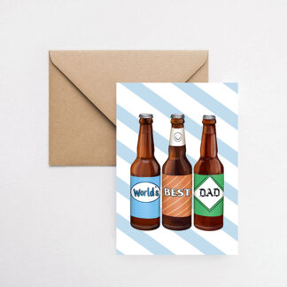 Katie Tinkler Illustrations - World's Best Dad x6