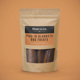 Hugo & Co - Dog Treat Bag - Pigs In Blankets (VATable) - 6x80g