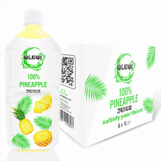 GLUG! - 100% Pineapple Juice - 6x1l