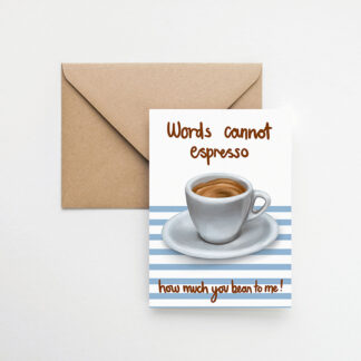 Katie Tinkler Illustrations - Words Cannot Espresso x6